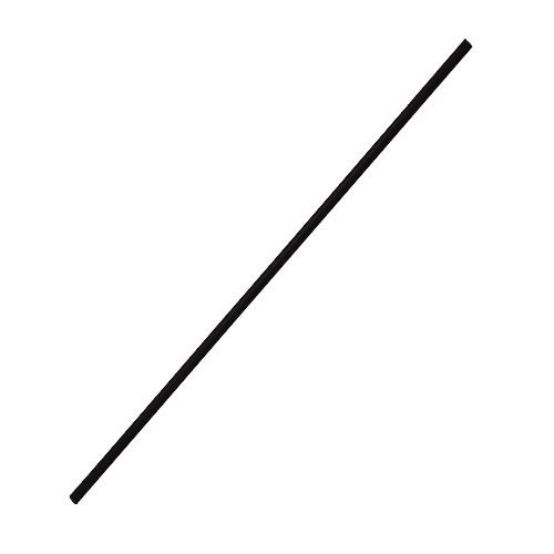 Karat® Stirrer Straw 7.5 IN Black Unwrapped 5000/Case