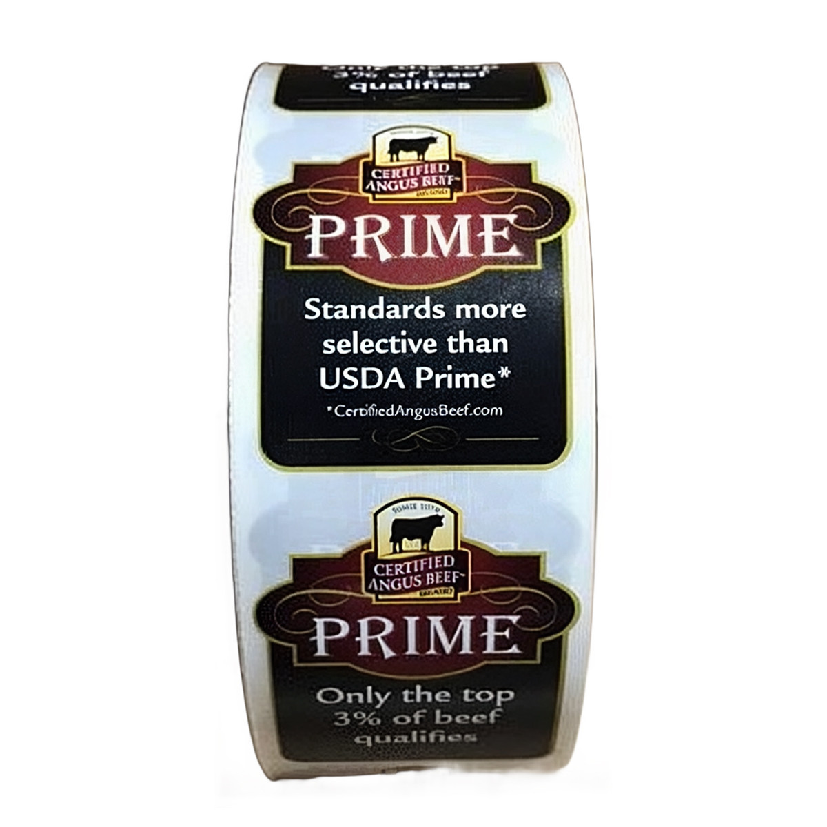 Prime Certified Angus Beef Label 2X2.25 IN 1/Roll