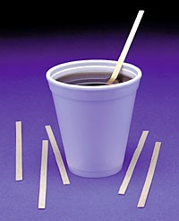 Stirrer 5.5 IN Wood Natural Economy 10000/Case