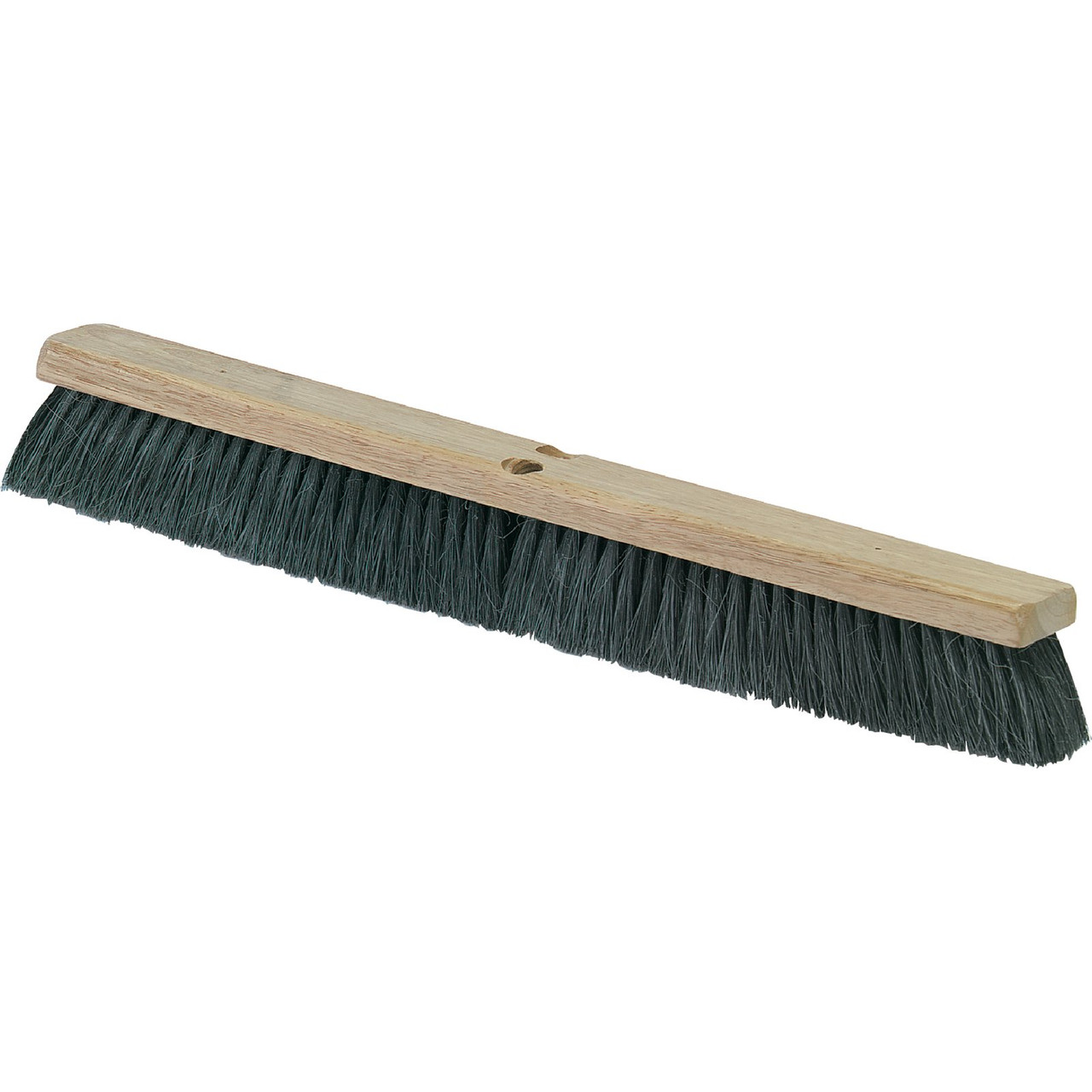 Flo-Pac® Broom Black Tampico With 24IN Head Hardwood Block 1/Each