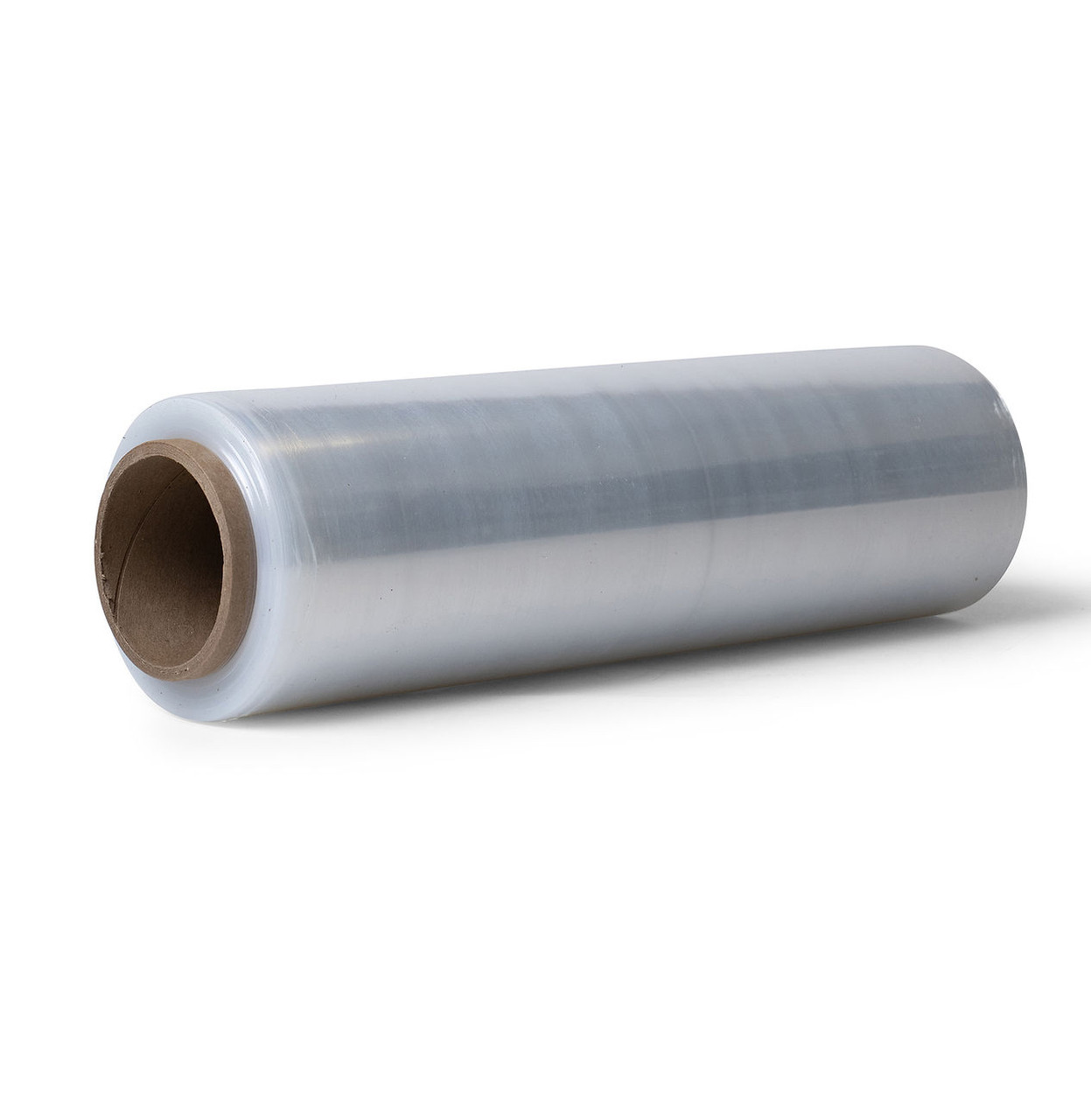 Hand Stretch Film 15.75IN X1476FT Clear LLDPE 47GA 0.47MIL 11.938MIC Steel, Cast Film, One-Sided CL, HP 4 Rolls/Case