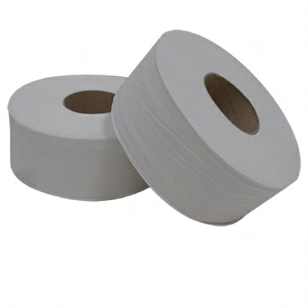 Toilet Paper & Tissue Roll 3.55IN X1000FT 2PLY Jumbo (JRT) 3.3IN Core Diameter 12/Case