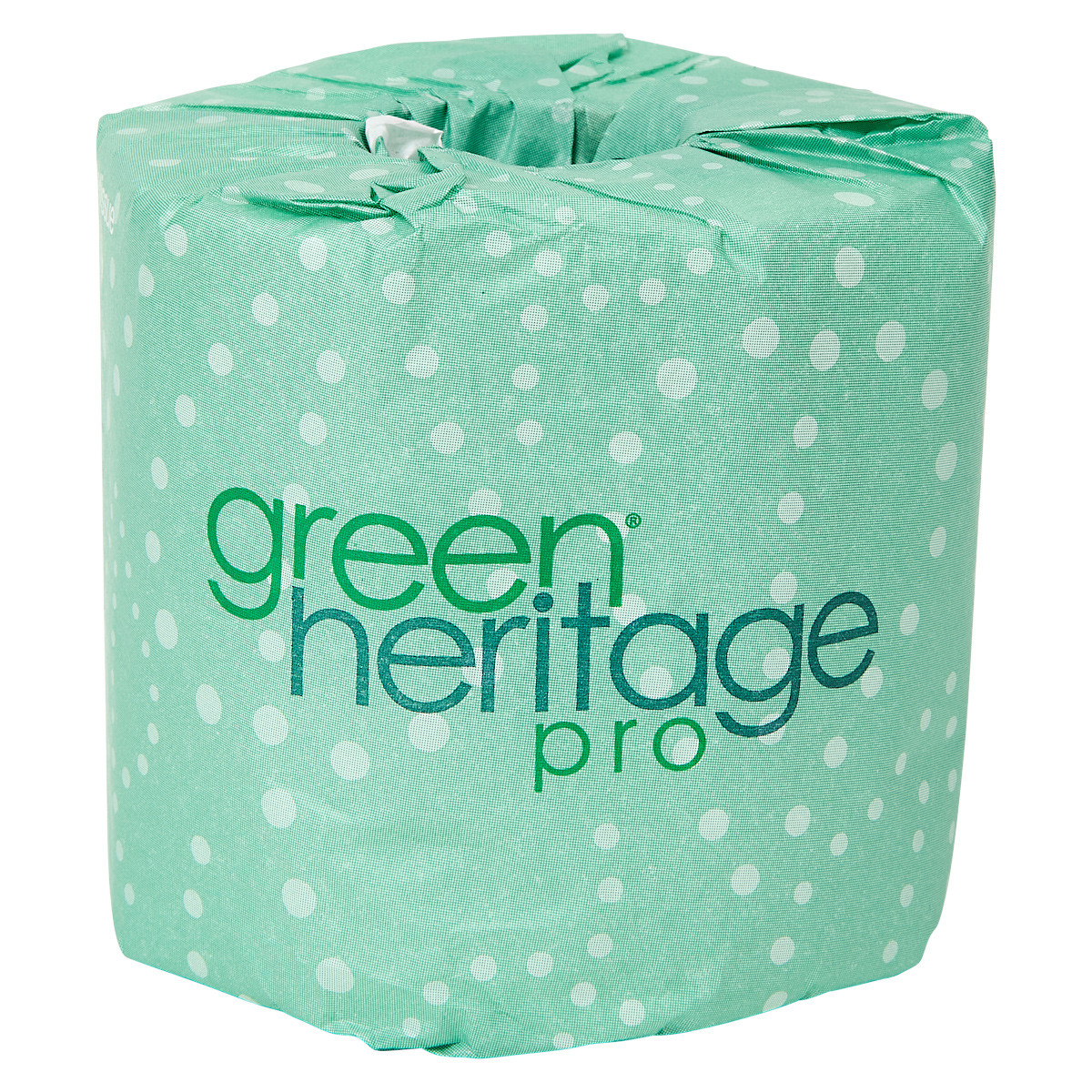Green Heritage Pro Toilet Paper & Tissue Roll 4X3.1 IN 2PLY White Single 400 Sheets/Roll 96 Rolls/Case