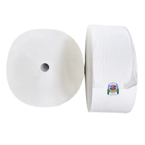 Toilet Paper & Tissue Roll 1PLY White Jumbo (JRT) Small Core 12/Case