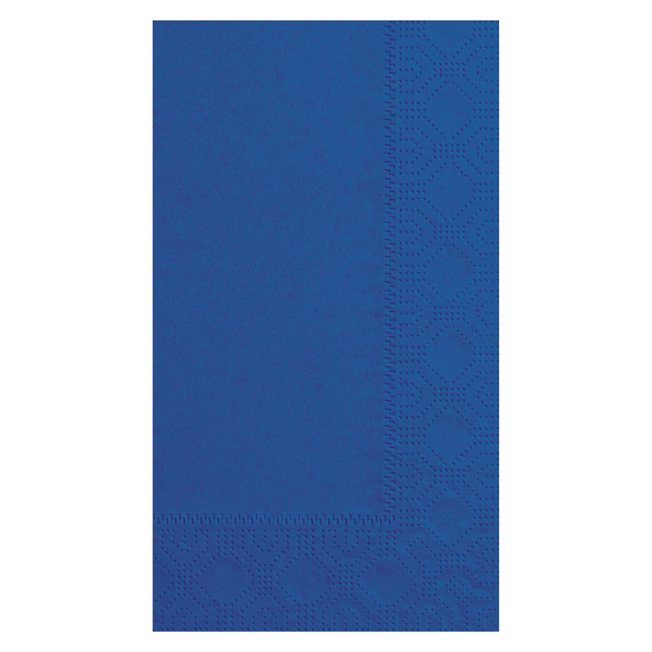 Dinner Napkins 15X17 IN Blue Paper 2PLY 1/8 Fold 1000/Case