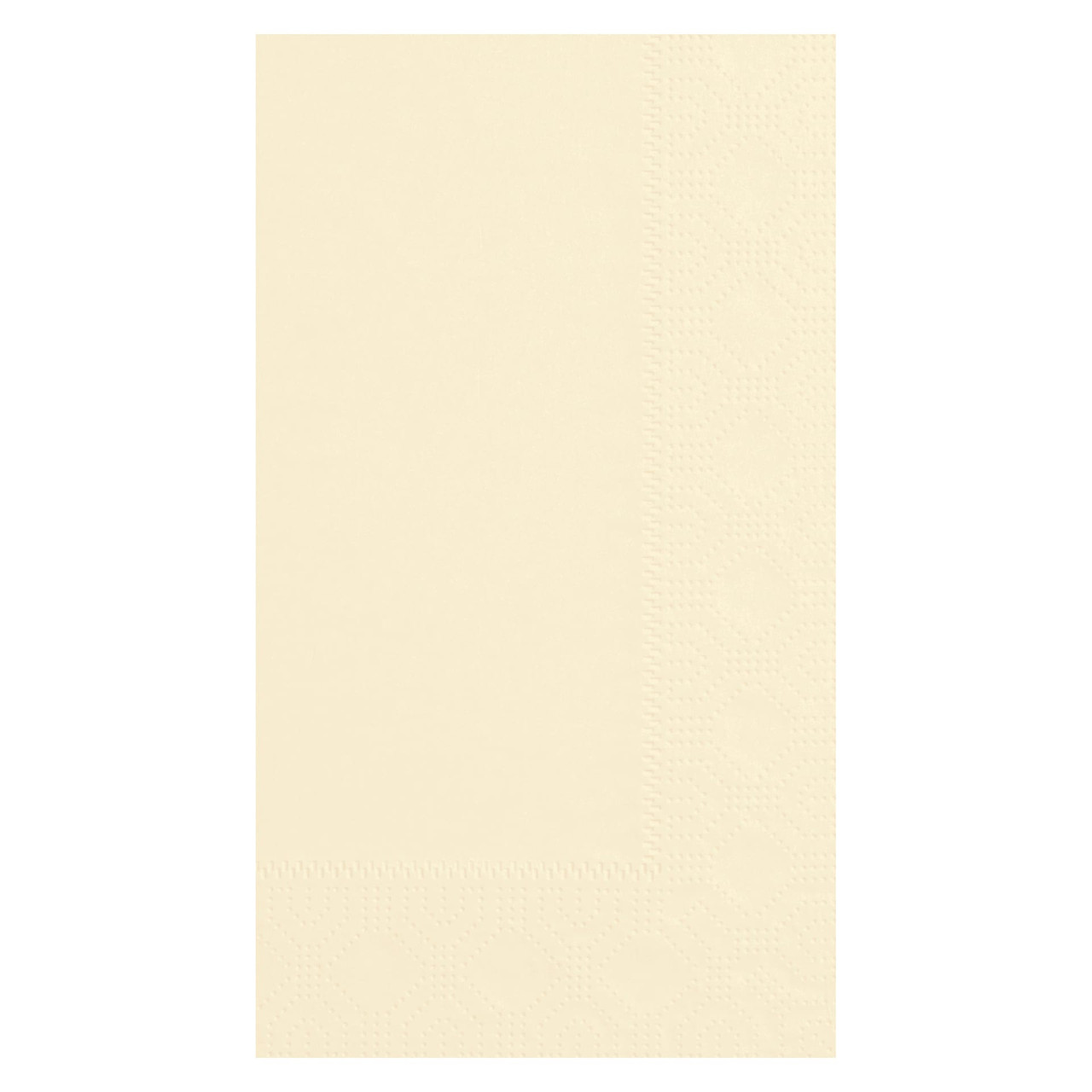 Napkins 17X15 IN Ecru Tissue Paper 2PLY 1/8 Fold 1000/Case