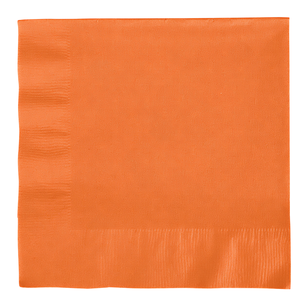 Luncheon Napkins Sunkissed Orange Paper 2PLY 600/Case