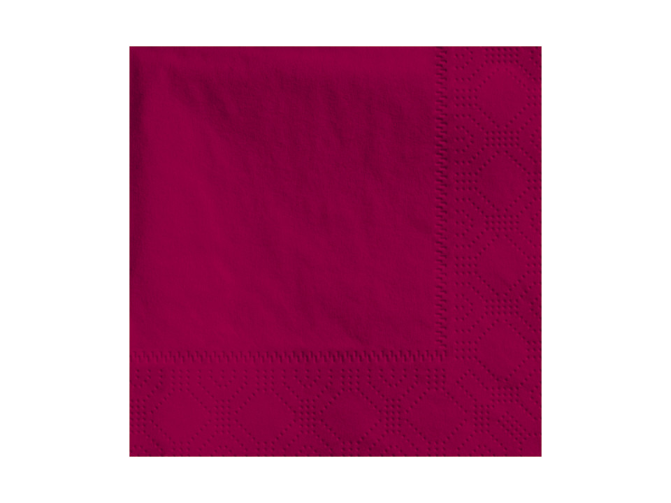 Beverage Napkins Burgundy 2PLY 1000/Case