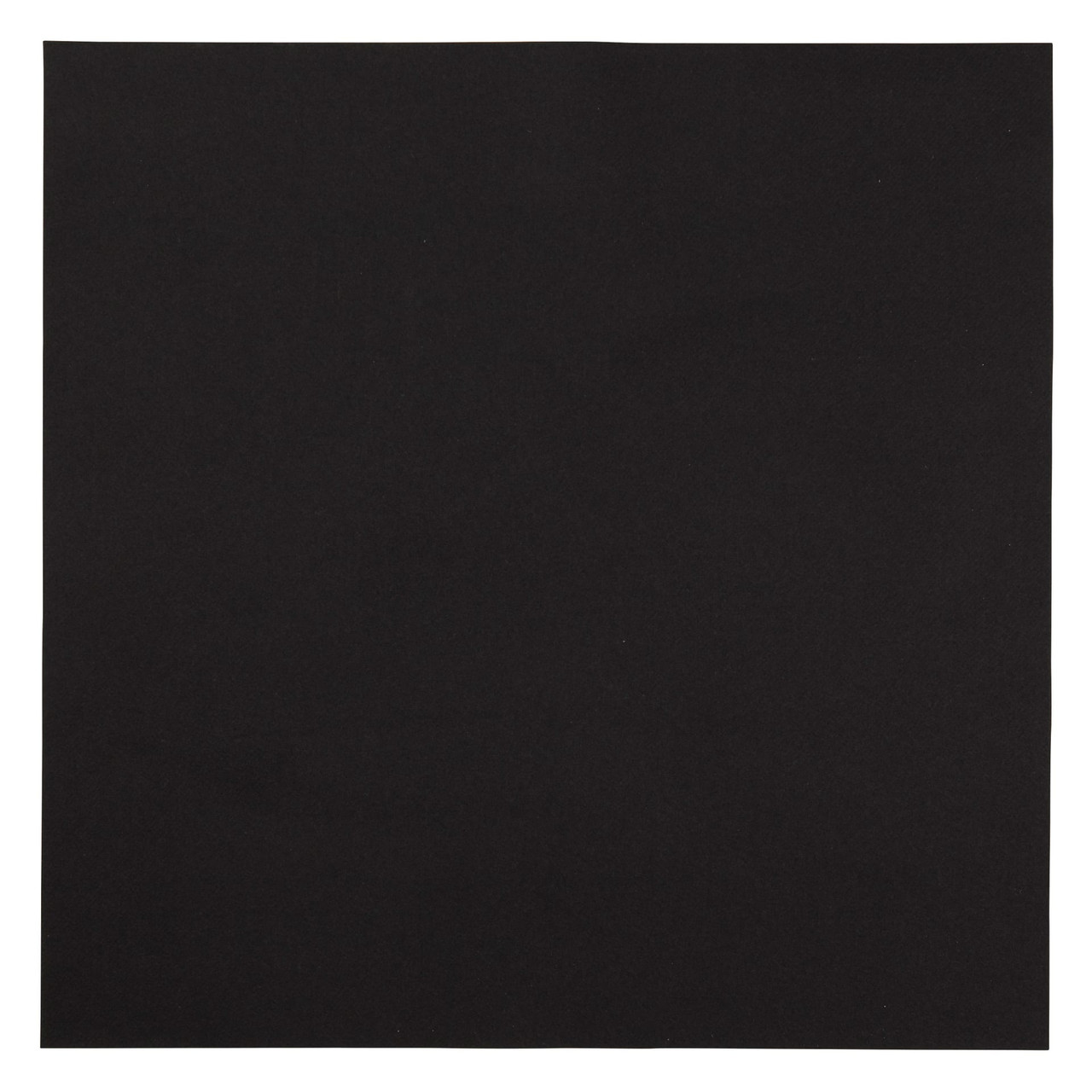 Linen-Like® Napkins 16X16 IN Black Airlaid Paper Ultra PLY 125 Count/Pack 4 Packs/Case 500 Count/Case