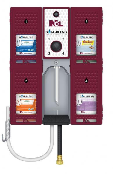 DUAL-BLEND® Chemical Management System 4 Product 29X24X11 IN Plastic 1/Each