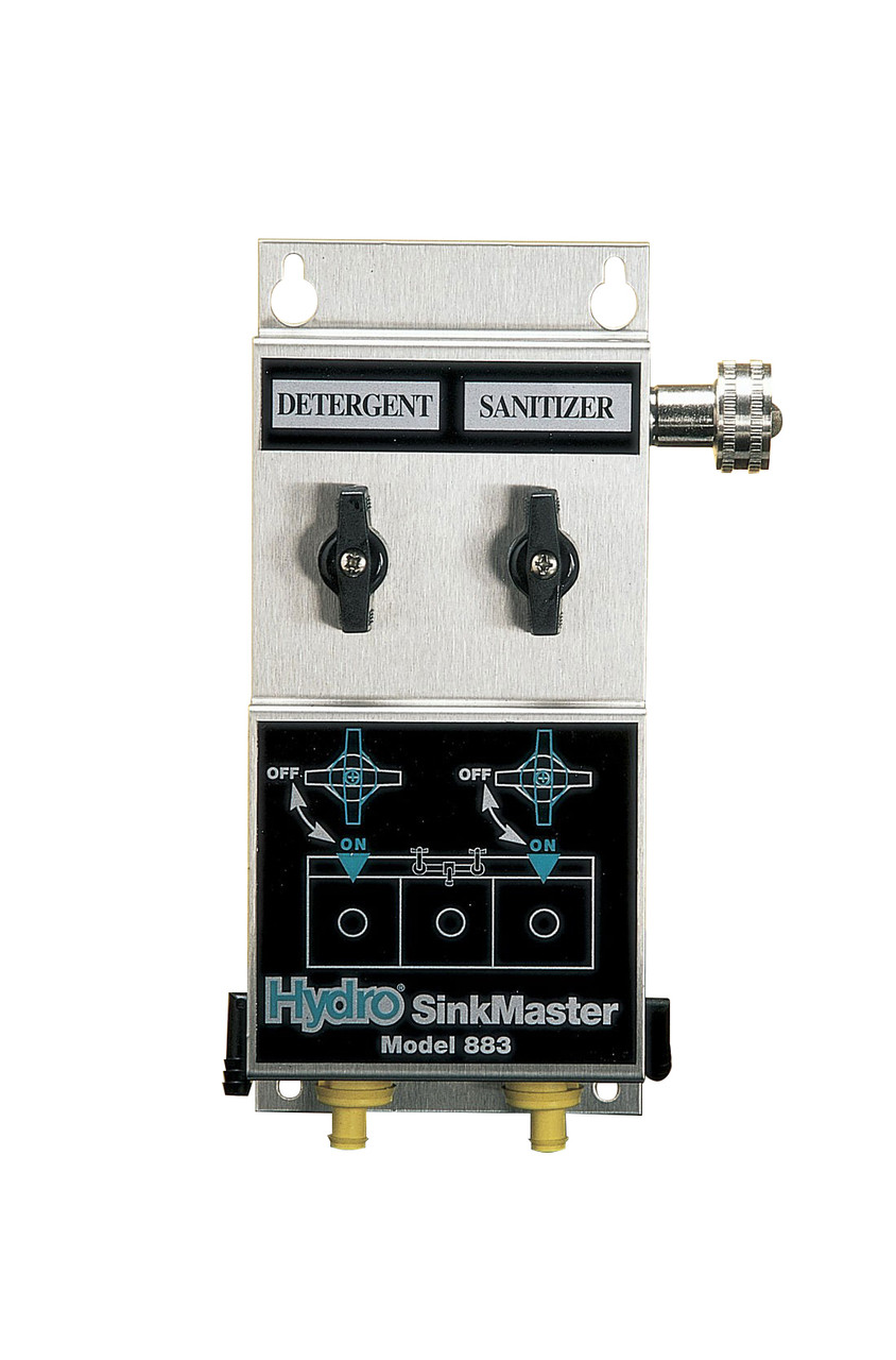 SinkMaster Chemical Management System 2 Product Metal Gray Black Wall Mount 1/Each