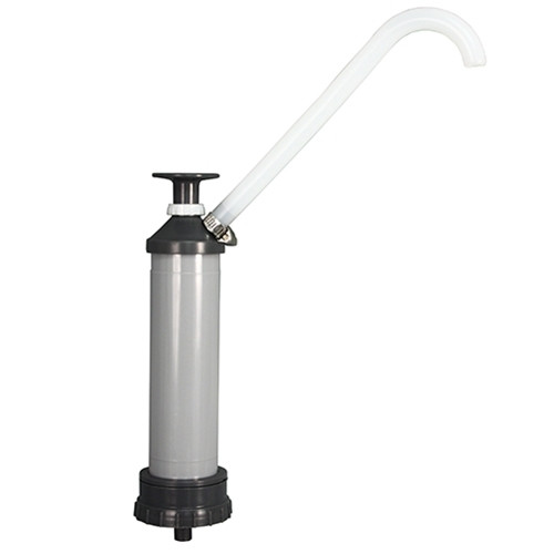 Impact® Drum Pump GryBlk Fits 5-55GAL Cntnrs Fits 3/4 & 2IN Ntnl Pipe 3rd Snr Rieke FlexSpout Restrict Clips 12/Case