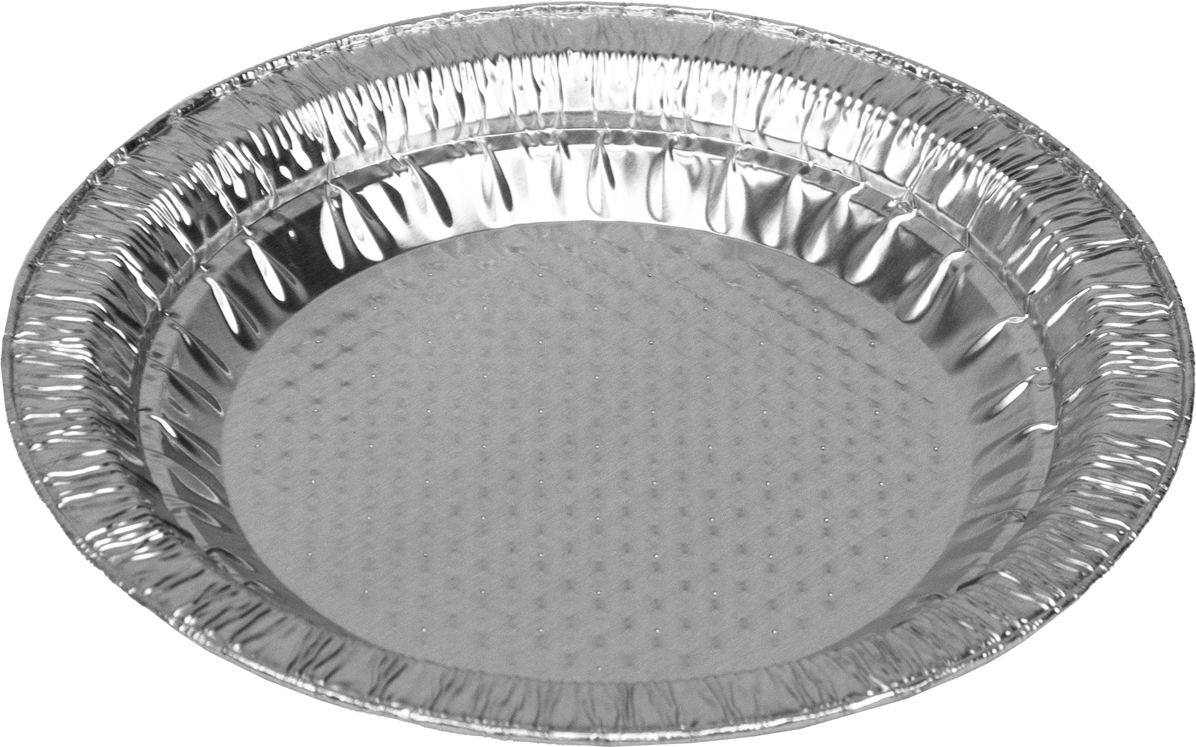 Pie Pan Medium (MED) 14.5 OZ 8 IN 14.50 OZ Aluminum Silver Lanced 1000/Case