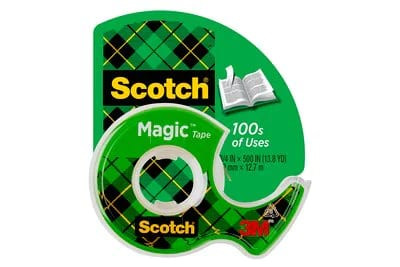 Scotch® Magic™ Tape 0.75IN X25FT Clear 3/Pack