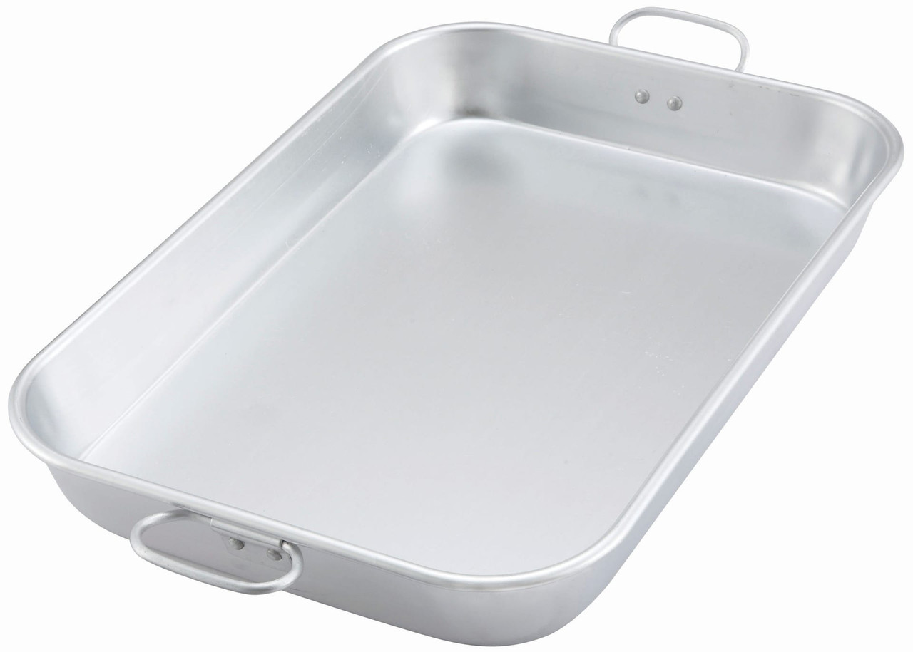 Bakery Pan 20.75X12.125X2.375 IN Aluminum Hand Wash 1/Each