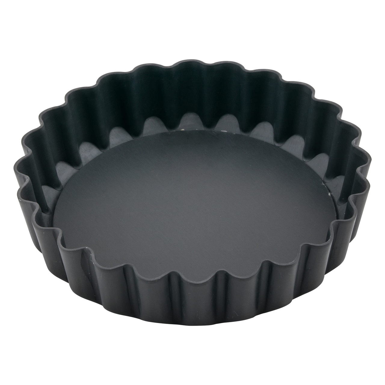 Quiche & Tart Pan 4X0.75 IN Aluminized Carbon Steel Non-Stick 1/Each