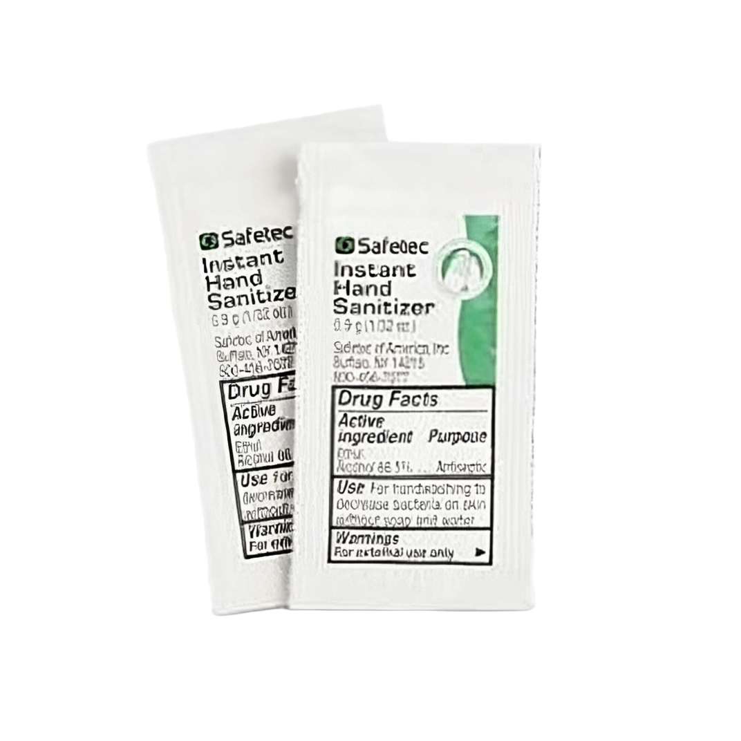 Hand Sanitizer Gel 0.9 G Antibacterial Packets 10/Bag