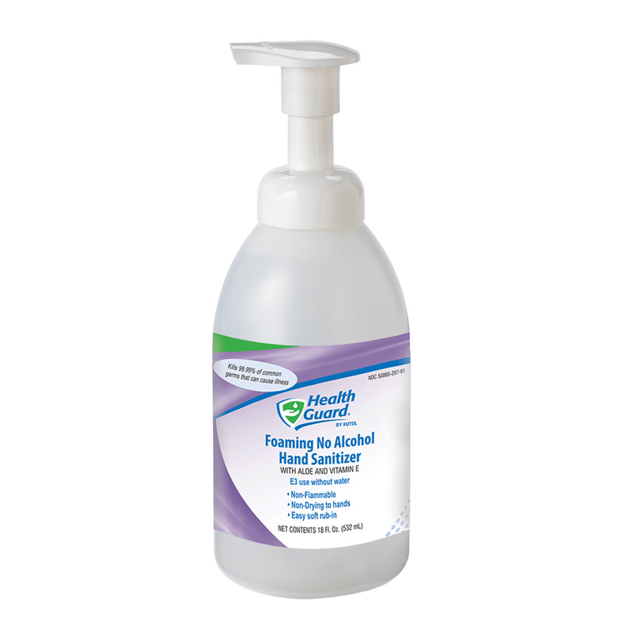 Health Guard® Hand Sanitizer Pump Bottle 18 OZ Foaming 6/Case