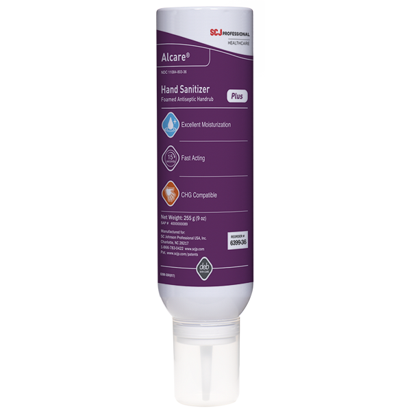 Alcare Plus® Handrub Foaming Mousse 9 OZ Perfume-Free Antiseptic 24/Case