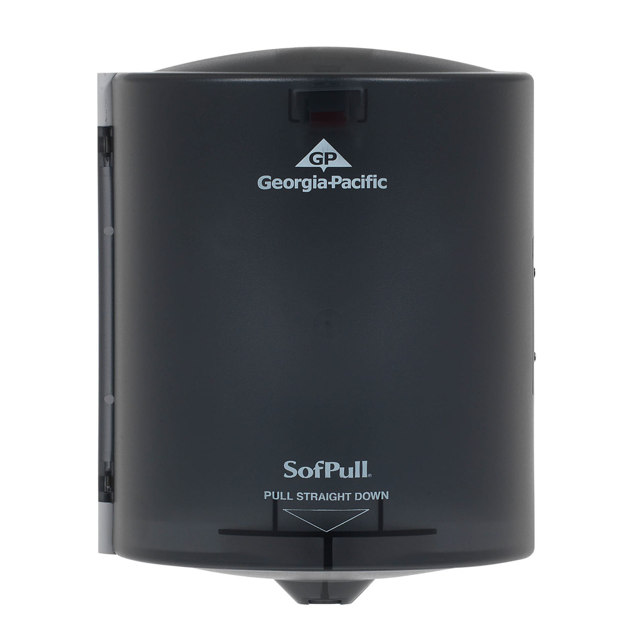 Sofpull® Paper Towel Dispenser 8.75X9.25X11.5 IN Wall Mount Translucent Smoke Centerpull Regular Capacity 1/Each