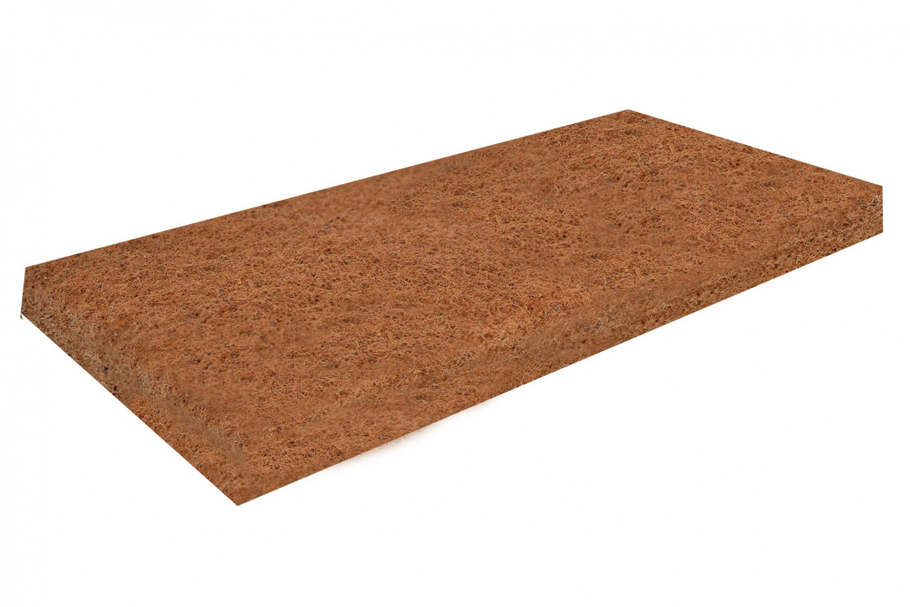 ScrubX Utility Pad Synthetic Brown Heavy Duty 20/Case