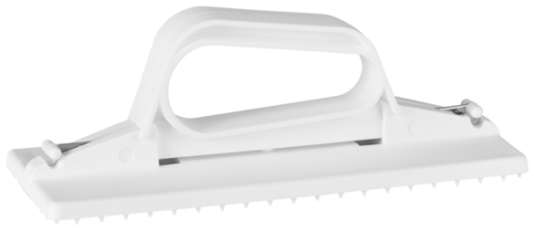 Pad Holder 9 IN Polypropylene (PP) Stainless Steel Nylon White Handheld 1/Each