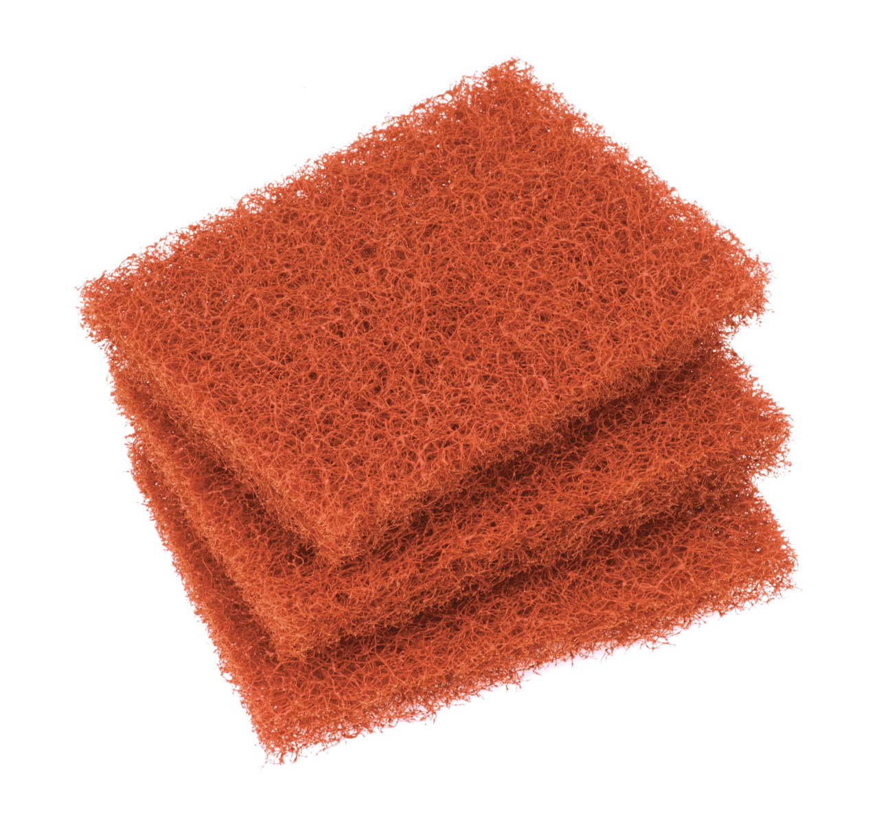 Scotch-Brite™ 746 Griddle Pad 4X5.25 IN Heavy Duty Fiber Orange Rectangle Reusable Quick Clean Dishwasher Safe 15/Case
