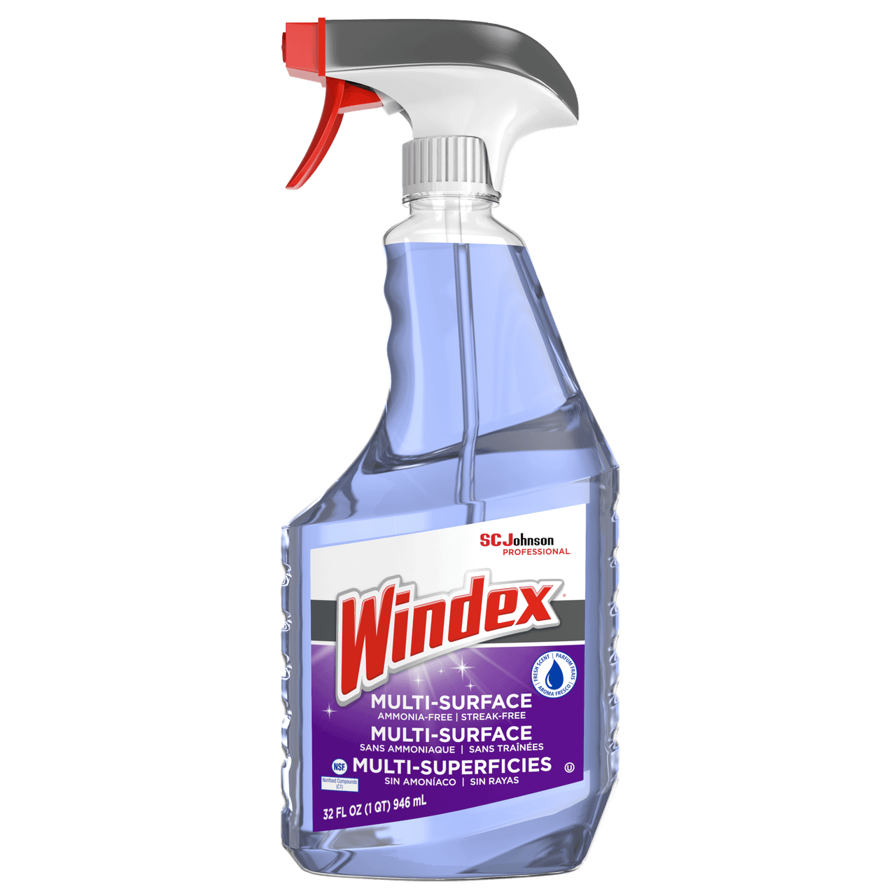 Windex® Glass & Surface Cleaner 32 OZ Non-Ammoniated Multi-Surface 8/Case