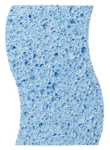 Scrubbing Sponge Cellulose Blue Non-Abrasive 100/Case
