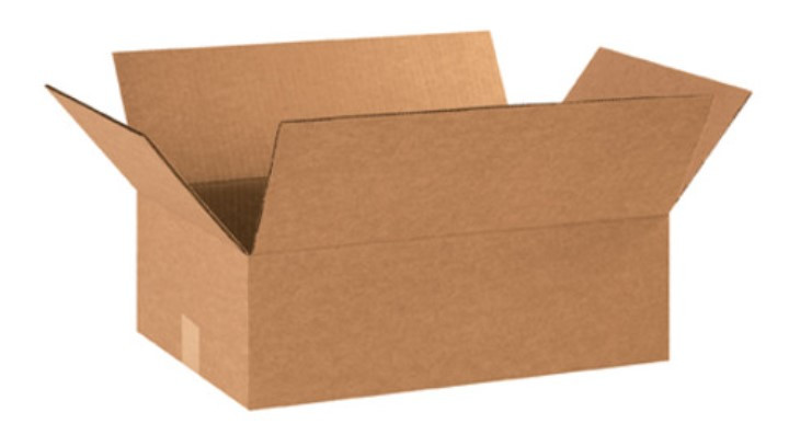 Regular Slotted Container (RSC) 17.25X7.75X4.5 IN Corrugated Cardboard 44ECT 1/Each