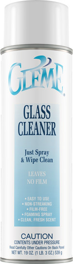 Claire Gleme Glass Cleaner 20 FLOZ Non-Ammoniated 12/Case