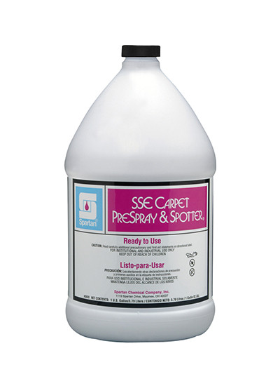 SSE Carpet Prespray & Spotter® Citrus Scent Carpet Spotter 1 GAL RTU 4 Count/Case
