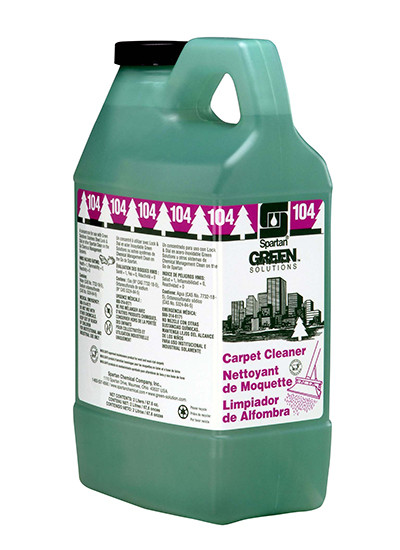 Green Solutions® Carpet Cleaner 104 Fragrance Free Carpet Cleaner 2 L Carpet Alkaline 4/Case
