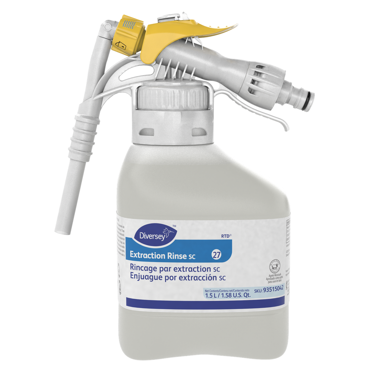 Diversey Fruity Scent Carpet Extraction Rinse 1.5 L Acidic Liquid Concentrate RTD 2/Case