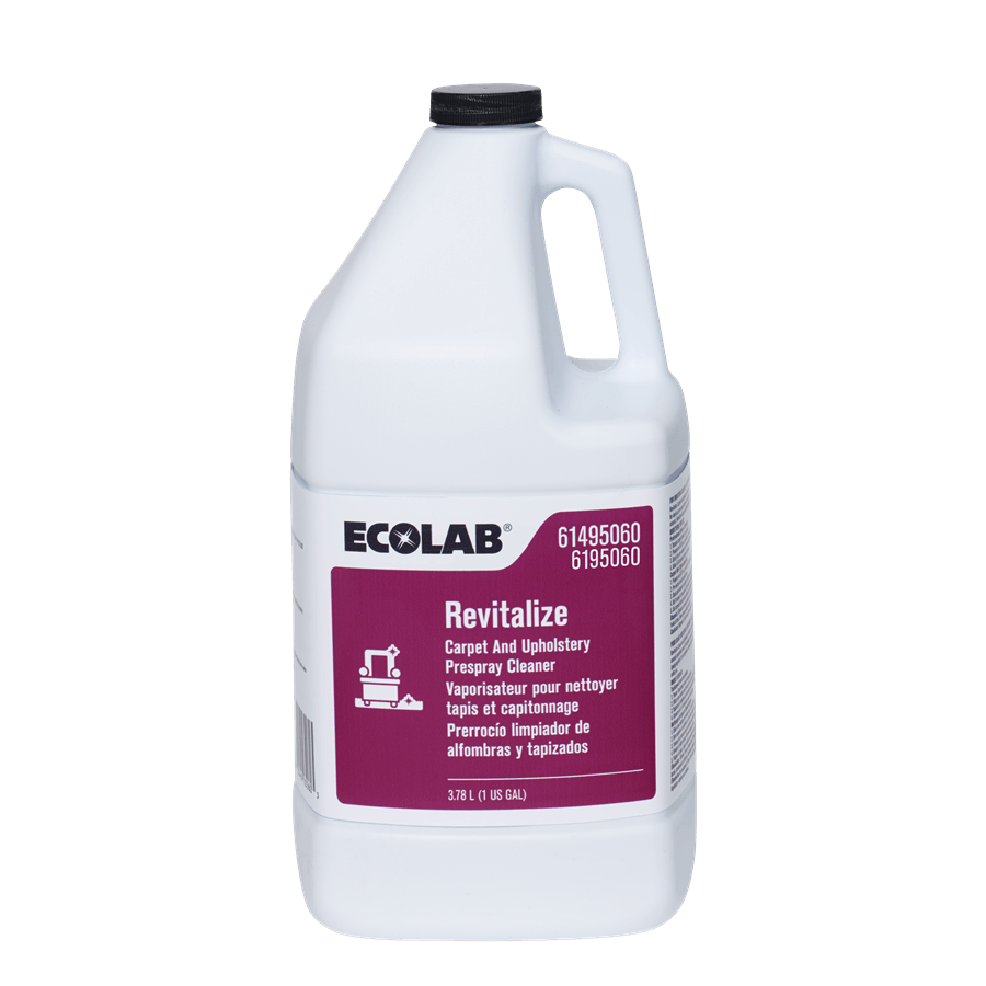 Revitalize Carpet Cleaner Carpet Prespray & Spotter 1 GAL Upholstery 4/Case