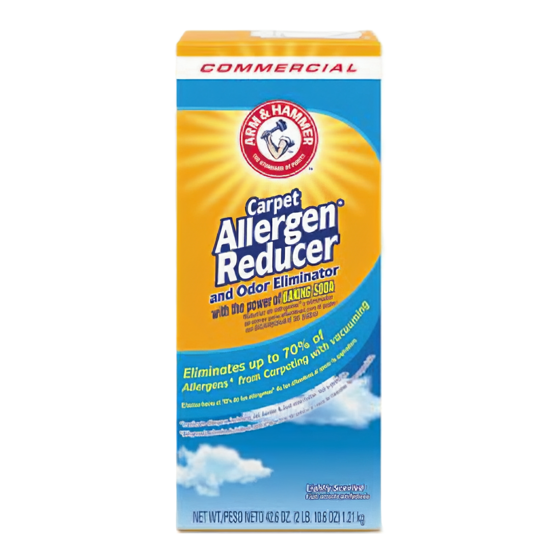 Arm & Hammer™ Light Scent Carpet Deodorizer 2.663 LB Allergen Reducer Powder Baking Soda 9/Case