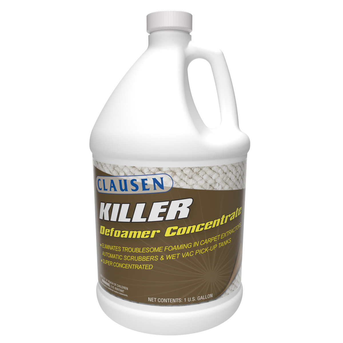 Clausen Carpet Defoamer 1 GAL Neutral Concentrate 4/Case