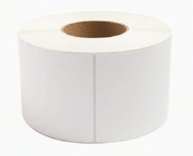 Thermal Transfer Label Jumbo 6X4 IN White Print and Apply Applications 2900 Count/Roll 2 Rolls/Case