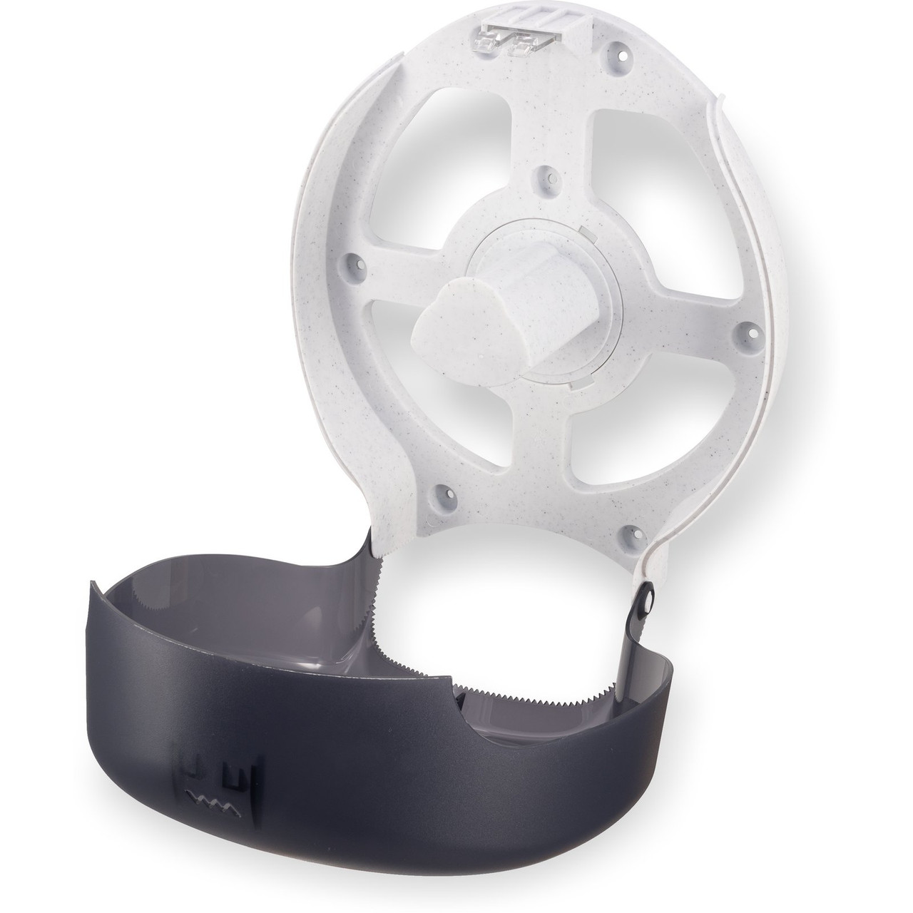San Jamar Classic Toilet Paper Dispenser HIPS Wall Mount Black Jumbo (JRT) 1/Each