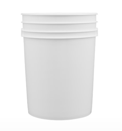 Pail 5 GAL HDPE White Empty 204/Each