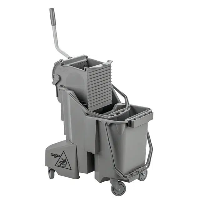 Mop Bucket 4 GAL 15 L Plastic Gray Dual Combo 1/Each