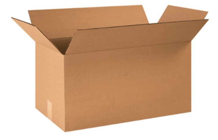 Regular Slotted Container (RSC) 24X12X12 IN Kraft Corrugated Cardboard 32ECT 20 Count/Bundle 280 Count/Pallet