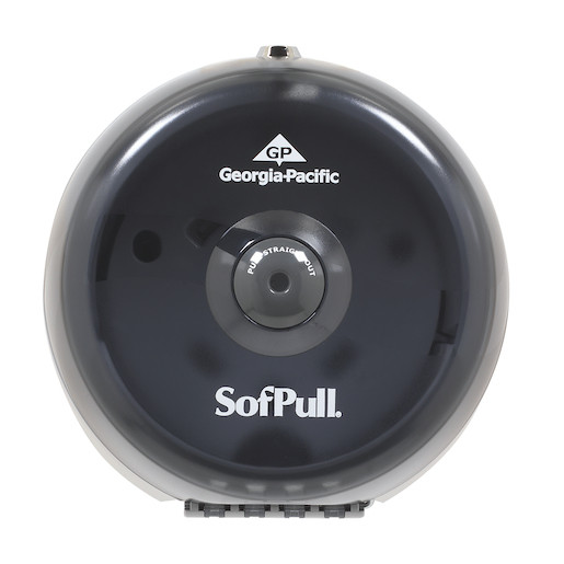 Sofpull® Toilet Paper Dispenser 7X8.75X9 IN PC Smoke Gray Centerpull Mini Single 1/Each