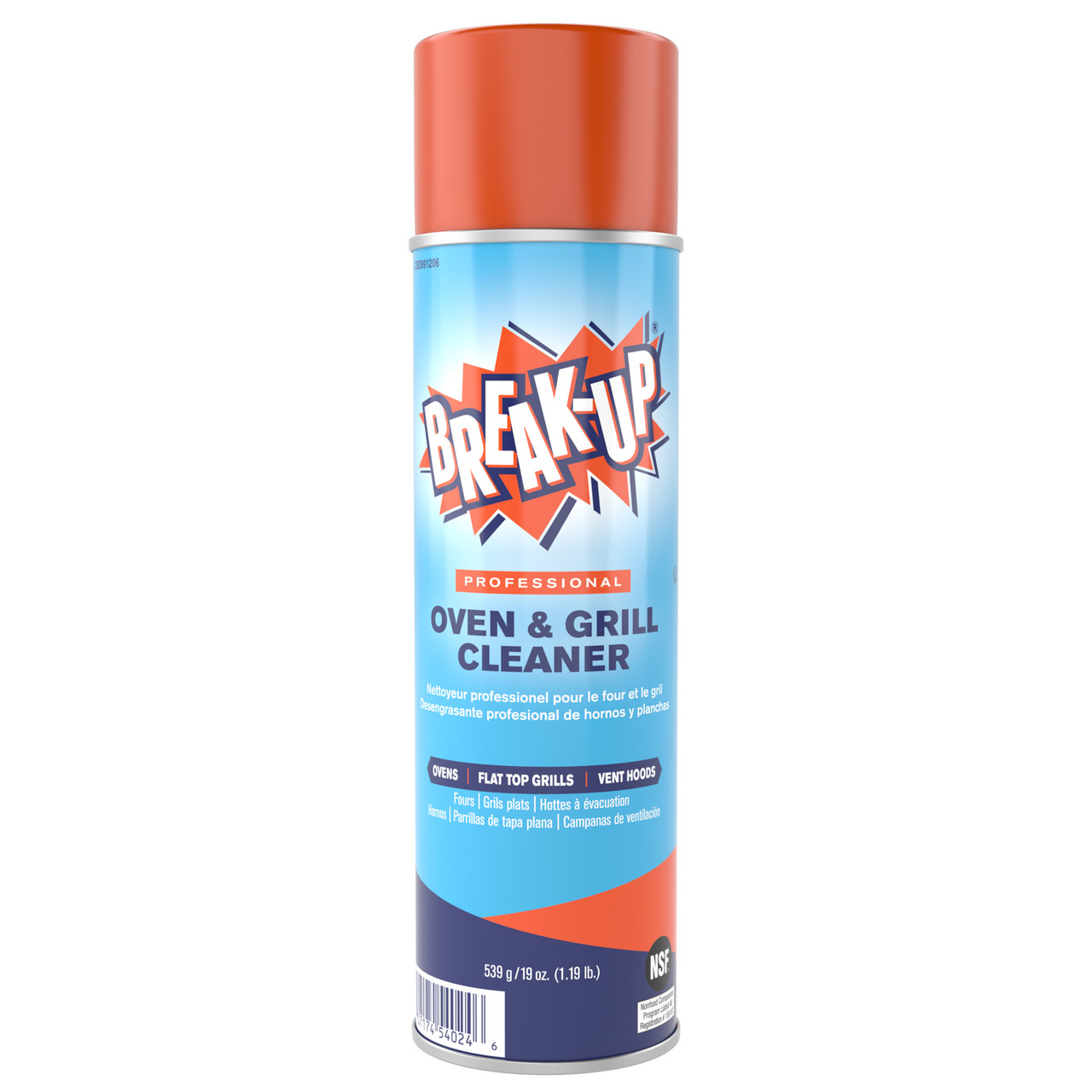 Suma® Break-Up® Citrus Scent Oven & Grill Cleaner 19 OZ Aerosol RTU Kosher Ready to Use 6/Case