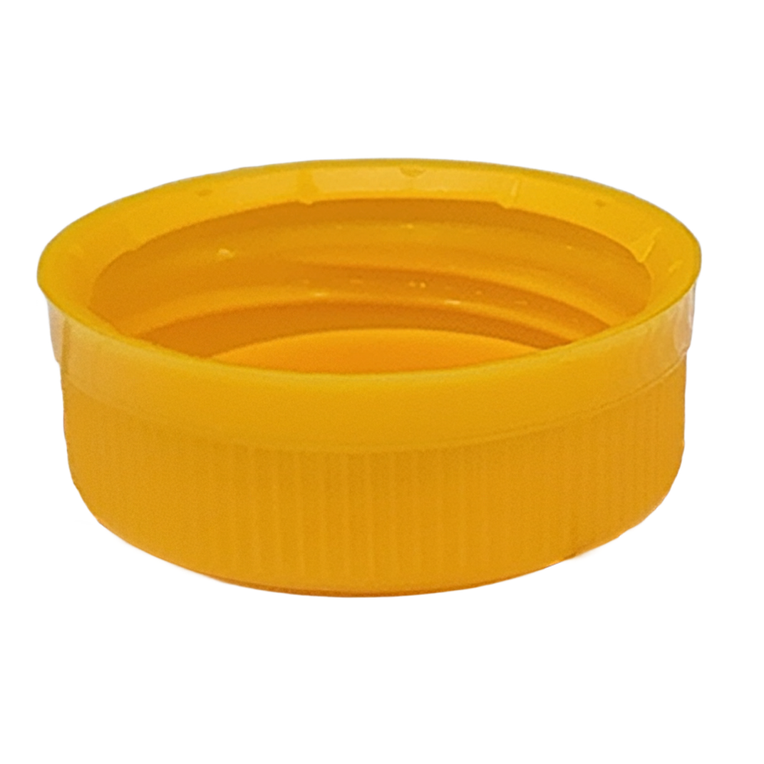 Cap 38MM Orange For Gallon & Half Gallon DBJ Finish Screw Top Unlined 2500/Case