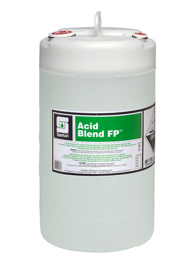 Acid Blend FP® Unscented Food Processing Detergent Cleaner 15 GAL Acid Remover Acidic 1 Count/Case