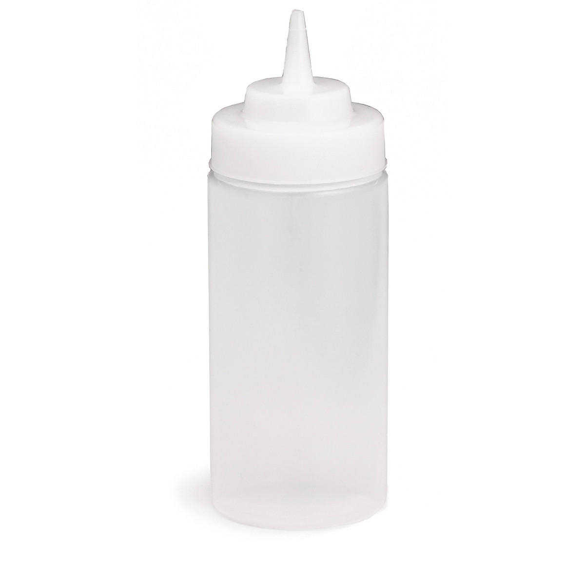 Bottle 16 OZ 2.75X8 IN PE Clear Wide Mouth Squeeze 1/Each