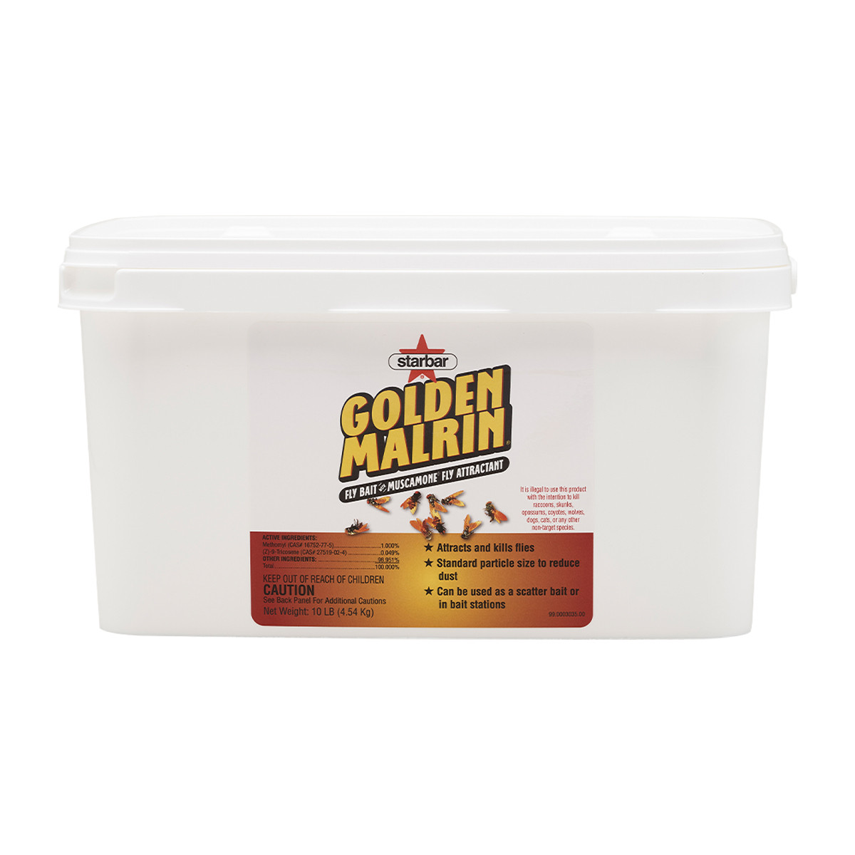Golden Malrin Fly Bait 10 LB 1% Methomyl 1/Each