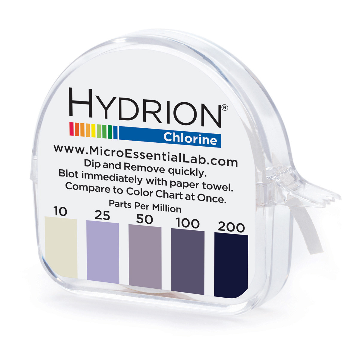 Hydrion® Chlorine Test Strips 1/Each