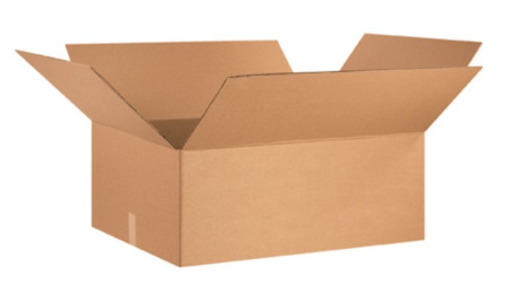 Regular Slotted Container (RSC) 30X24X12 IN Kraft Corrugated Cardboard 32ECT 20 Count/Bundle 140 Count/Pallet